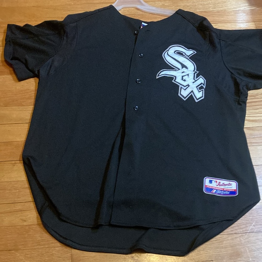 Chicago White Sox black extra large jersey by majestic #chicagowhitesox